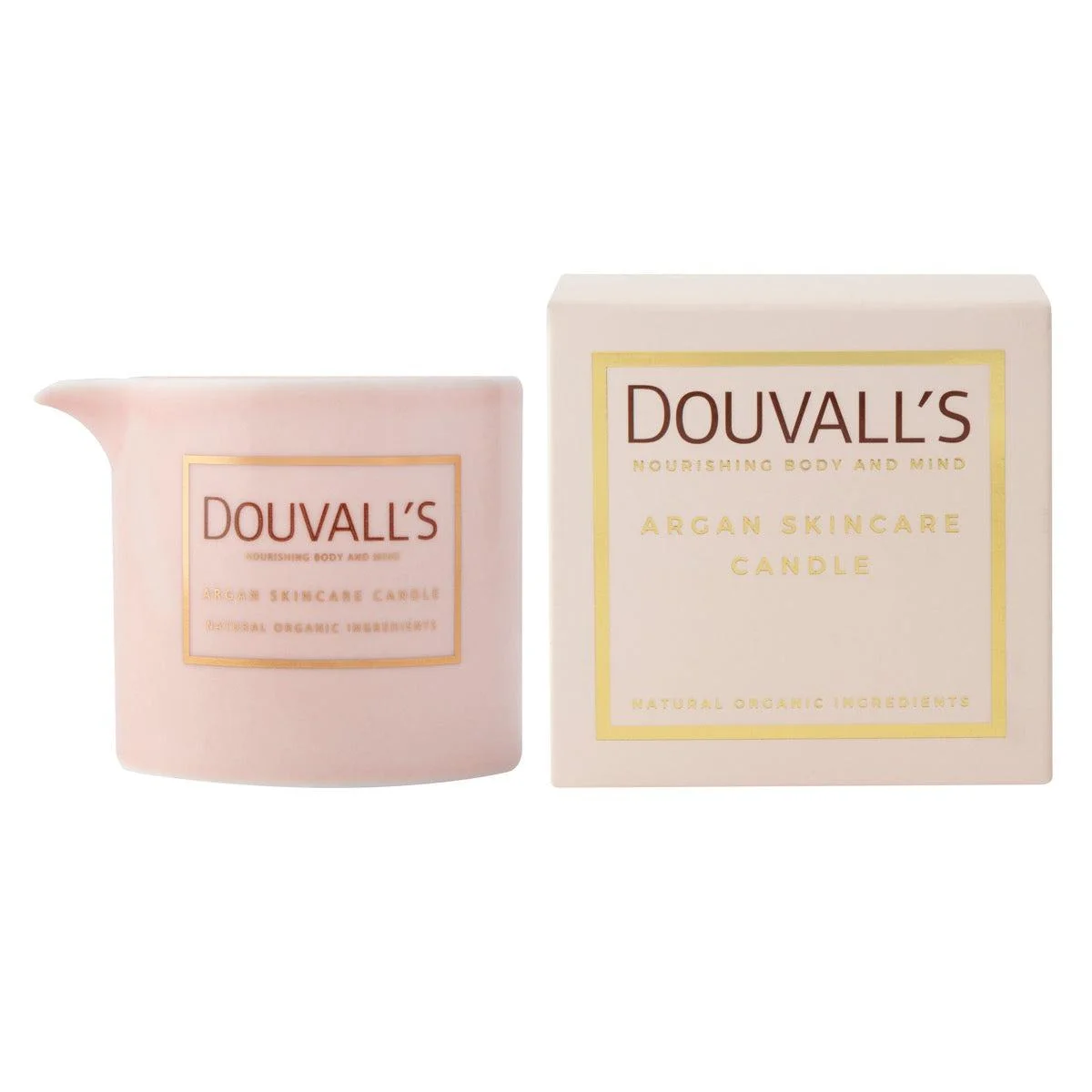 Organic Argan Skincare Candle, Forbidden Spices 180g | Intensely Nourishing and Hydrating Body Treatment