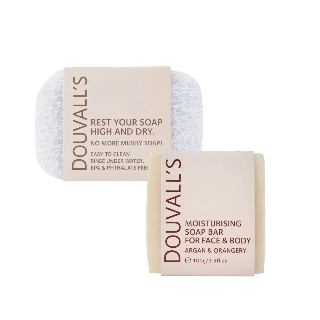 The Eco Soap Lover Set | Soap & Soap saver for hydrated skin and no more mushy soap
