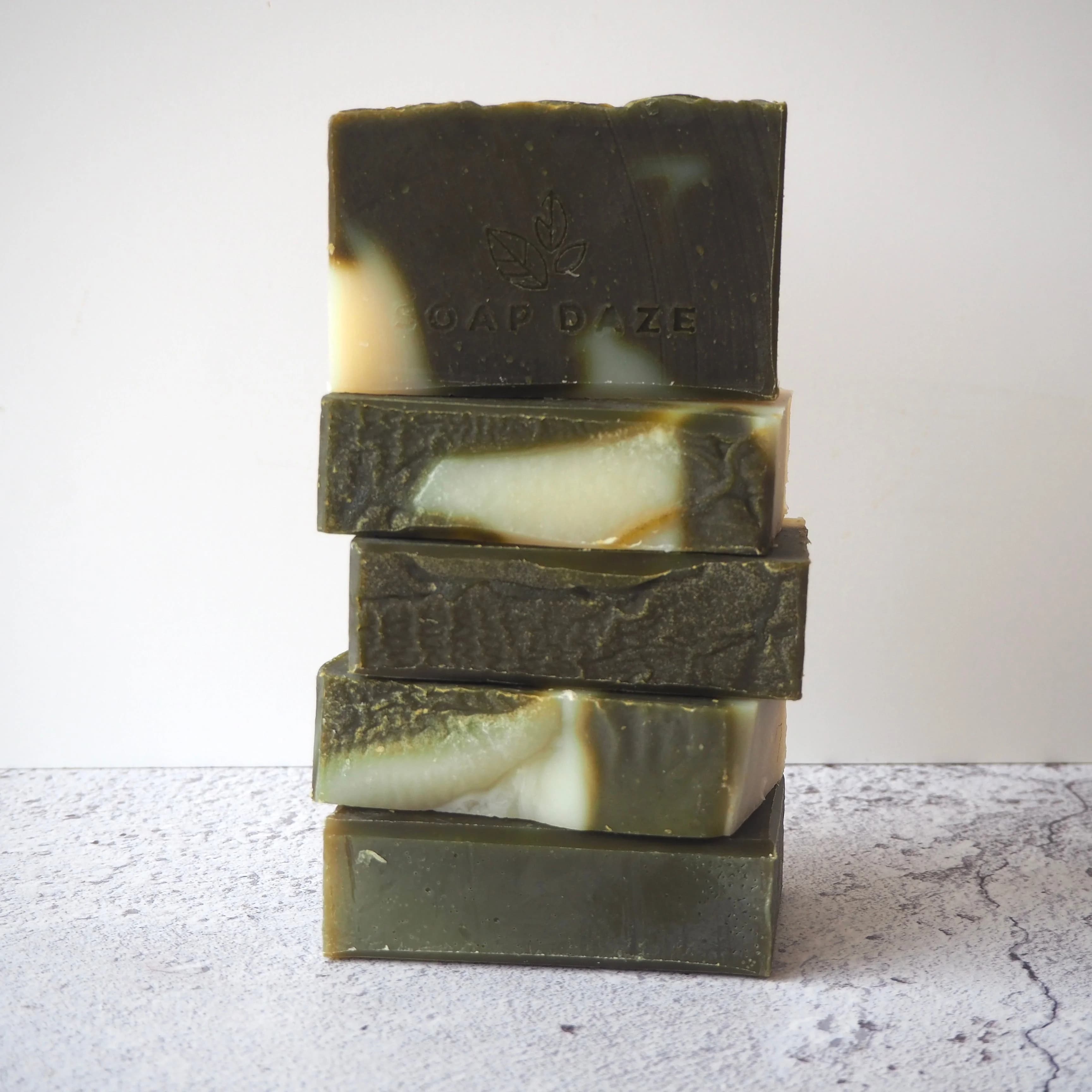 3 or 5 Tea Tree and Spirulina Soaps, multibuy