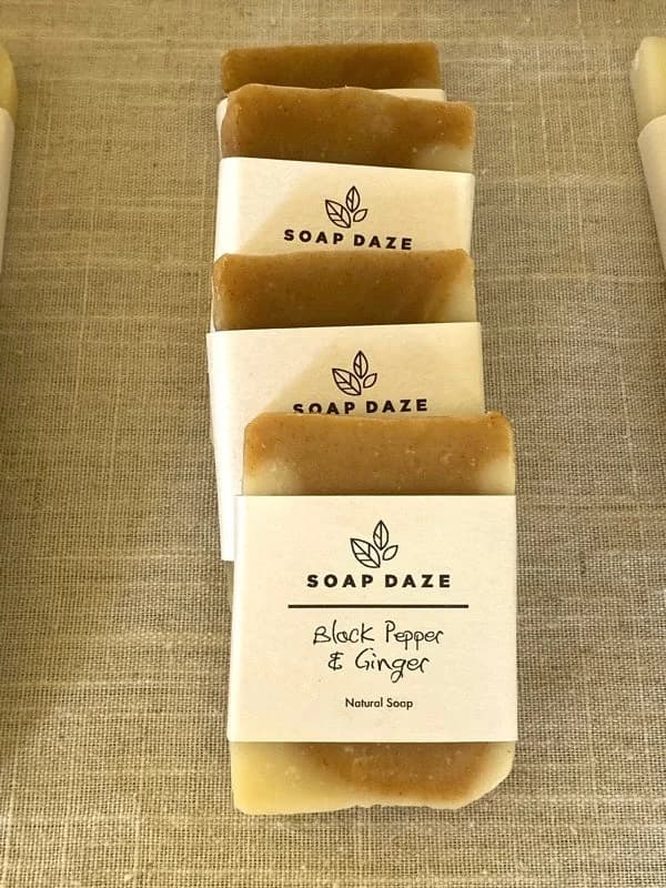 Black Pepper and Ginger Mini Soap